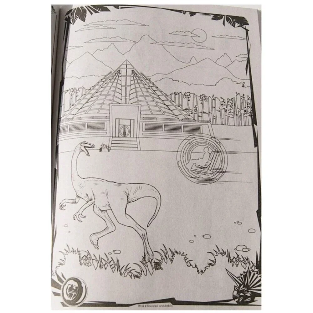 Jurassic World Dinosaurs Coloring/Activity Book with Tear/Share Pages